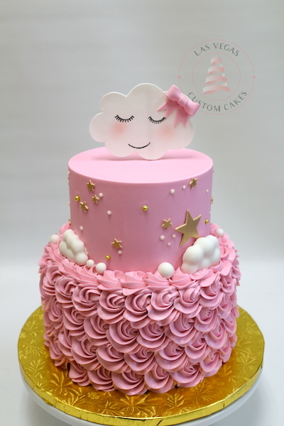 Teddy Bear With Balloons Baby Shower Cake - Dough and Cream-mncb.edu.vn