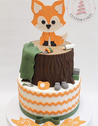 Woodland Animal Cake Decor Happy One 1st Birthday Party Jungle Forest Fox  Safari Squirrel Hedgehog Cake Topper Baby Shower Kids - AliExpress