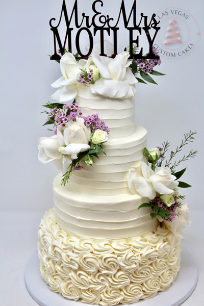 Textured Buttercream Wedding Cake Textured Buttercream Wedding Cakes for  Gretna Weddings