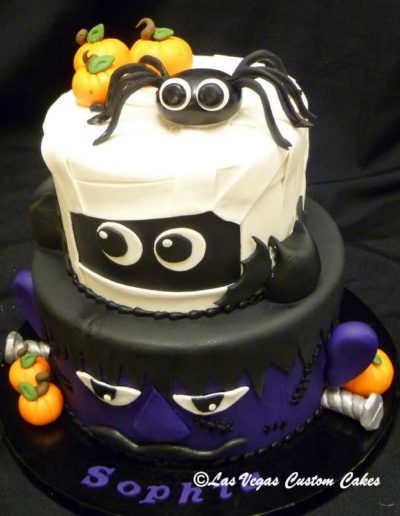 Spooky Halloween Cake #625 by Las Vegas Custom Cakes