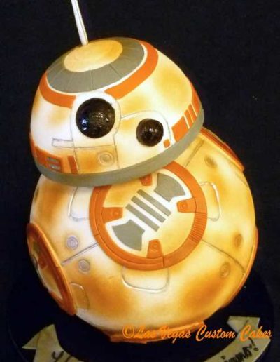 Dirty BB8 Cake #646 by Las Vegas Custom Cakes