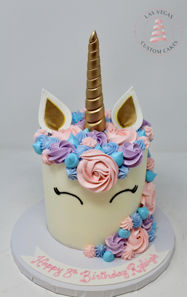 Magical (& easy) Unicorn Birthday Cake - Messy Little Monster