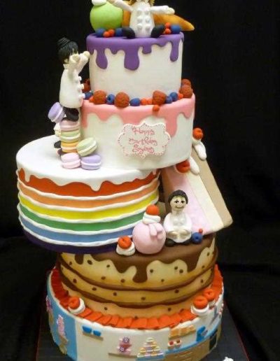 Bakers Elves Cake #569 by Las Vegas Custom Cakes