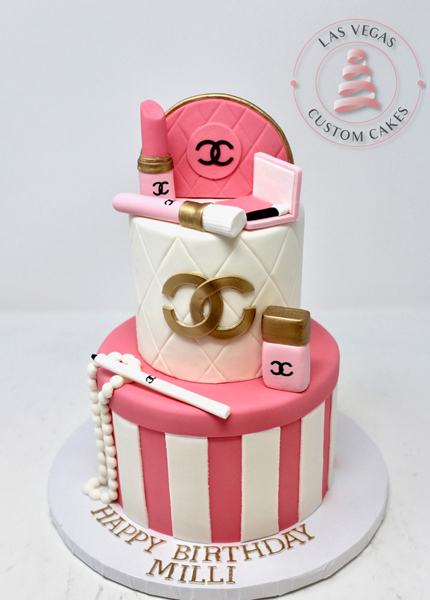CAKE DECOR™ 1 Piece Pink Chanel Brand Ladies Purse Toys Cake