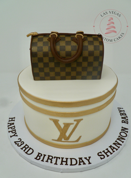 purse pattern cake  Louis vuitton cake, Patterned cake, Birthday cakes for  women