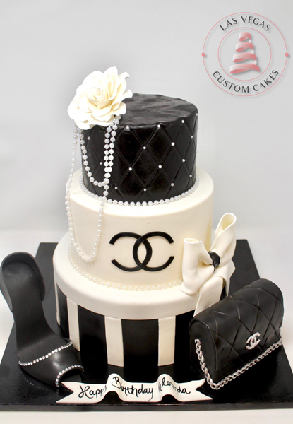 Birthday Cake for Wife - Luxury class fashion theme cake – Creme
