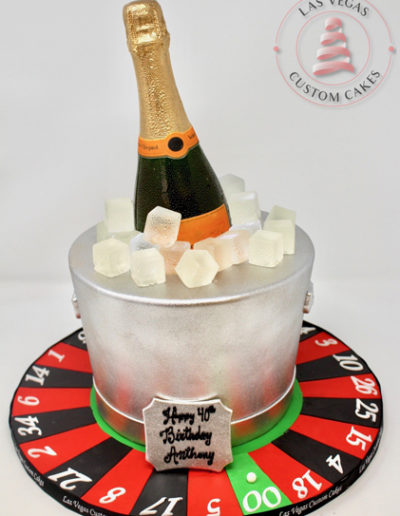 Champagne Bucket with Roulette Wheel #MLX101