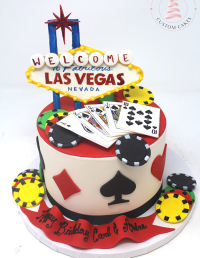 Vegas themed 50th birthday cake - Decorated Cake by - CakesDecor